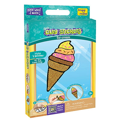 Clay Stickers - Ice Cream Clay Stickers - Ice Cream