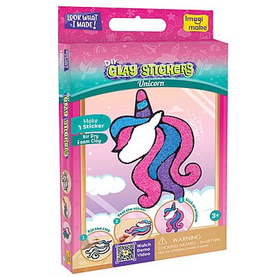 Clay Stickers - Micro Unicorn Clay Stickers - Micro Unicorn