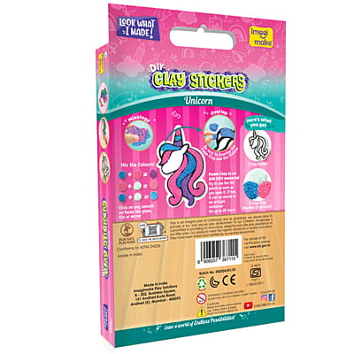 Clay Stickers - Micro Unicorn Clay Stickers - Micro Unicorn