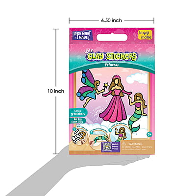 Clay Stickers - Mini Princess Clay Stickers - Mini Princess