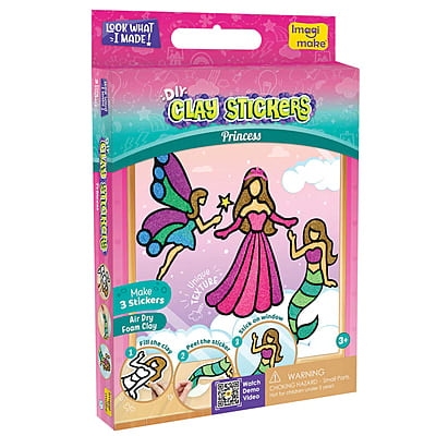 Clay Stickers Mini Princess Clay Stickers Mini Princess