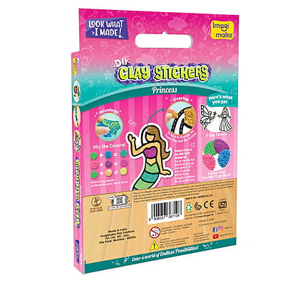 Clay Stickers Mini Princess Clay Stickers Mini Princess