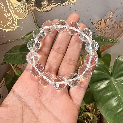 Clear Quartz Crystal Bracelet Clear Quartz Crystal Bracelet