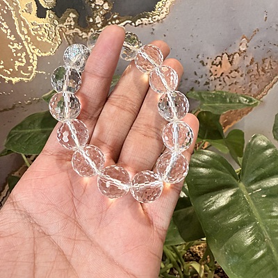 Clear Quartz Crystal Bracelet Clear Quartz Crystal Bracelet