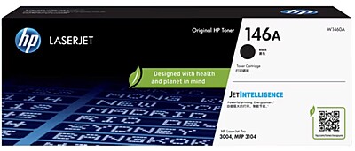 HP 146A Black LaserJet Toner Cartridge-(W1460A)