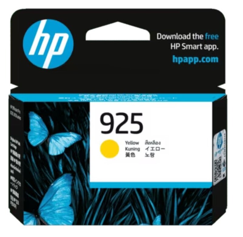 HP 925 Yellow Original Ink Cartridge HP 925 Yellow Original Ink Cartridge