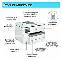 HP OJ PRO 9730 WF MFP Printer HP OJ PRO 9730 WF MFP Printer