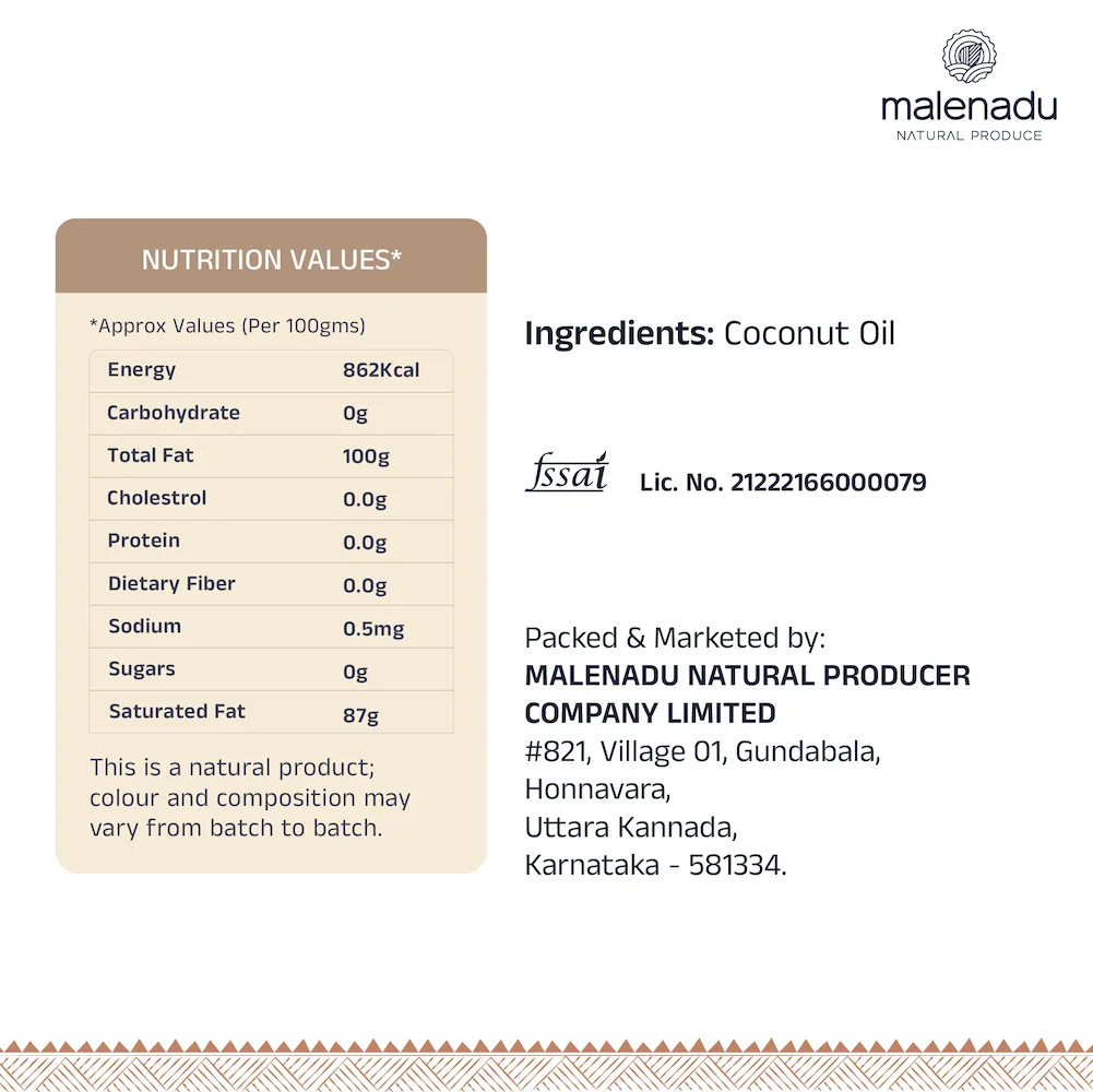 Wood Pressed Coconut Oil