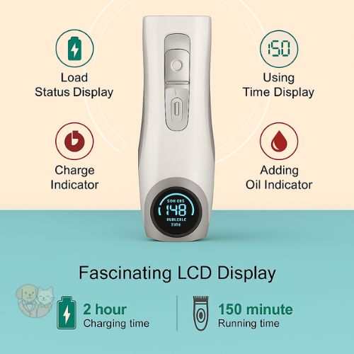 Rechargeable Cordless Hair Clipper โ Professional Pet Trimmer for Dogs, Cats & Horses Rechargeable Cordless Hair Clipper โ Professional Pet Trimmer for Dogs, Cats & Horses