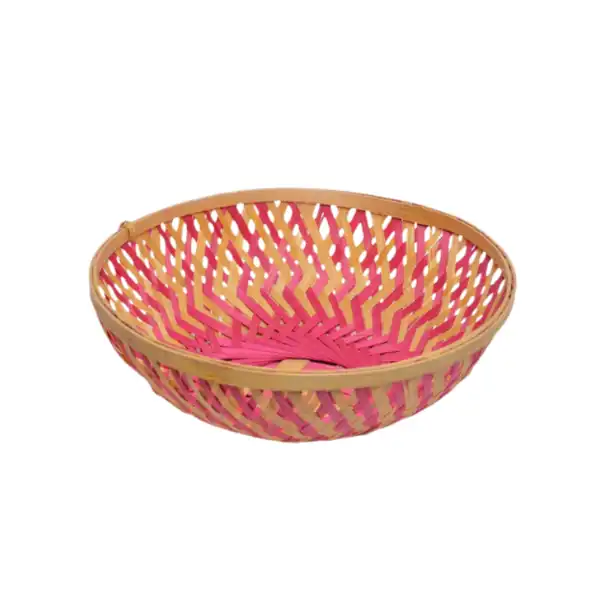 Bamboo Tokri basket for eco-friendly storage, gifting, and rustic organization Bamboo Tokri basket for eco-friendly storage, gifting, and rustic organization