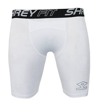 SHREY COMPRESSION SHORTS WHITE