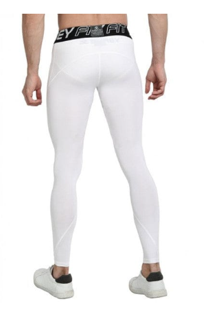 SHREY COMPRESSION LONG TIGHTS WHITE
