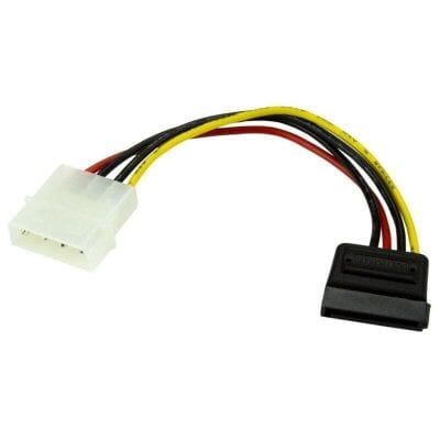 4 Pin Molex to SATA Power Cable Adapter for Internal Hard Disk Drive 4 Pin Molex to SATA Power Cable Adapter for Internal Hard Disk Drive