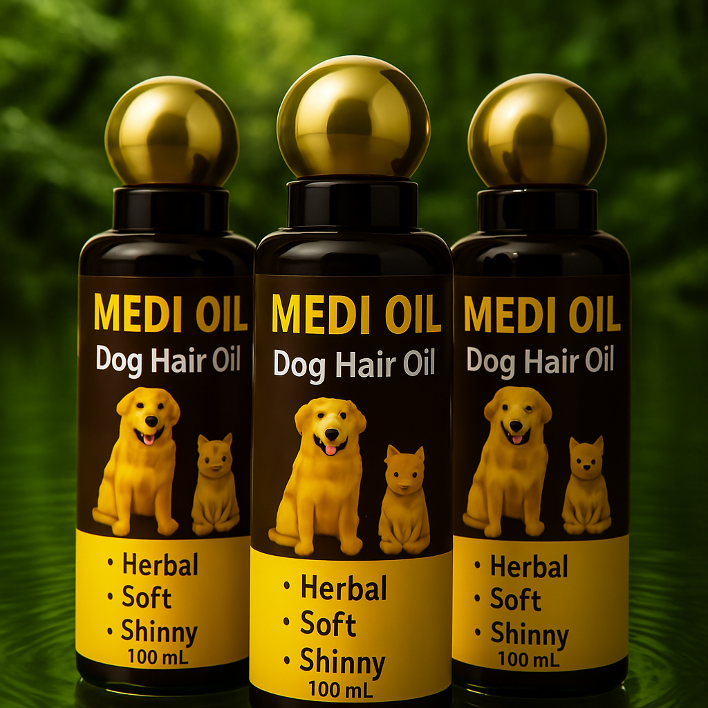 Medi Dog Hair Oil โ Nourishing Care for a Healthy, Shiny Coat Medi Dog Hair Oil โ Nourishing Care for a Healthy, Shiny Coat