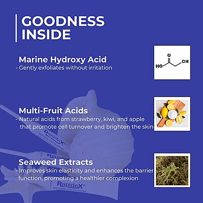 RapidexÒ Marine and Alpha Hydroxy Acid Rapid Exfoliator RapidexÒ Marine and Alpha Hydroxy Acid Rapid Exfoliator