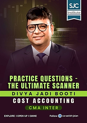 CMA Inter Group 1 Cost Accounting Divya Jadi Booti Book