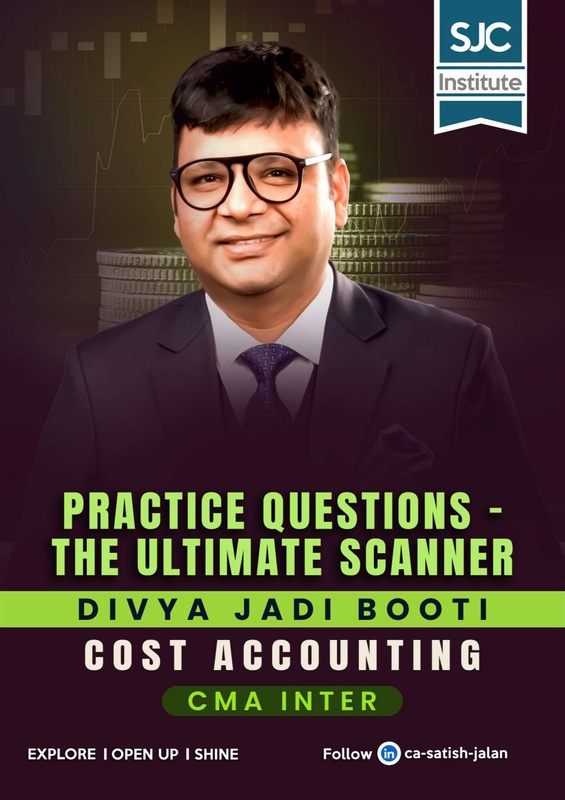 CMA Inter Group 1 Cost Accounting Divya Jadi Booti Book