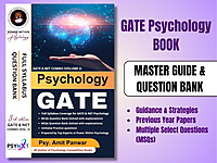 GATE Psychology 2025 Question Bank & Master Guide - Includes Previous Year Papers & MSQs