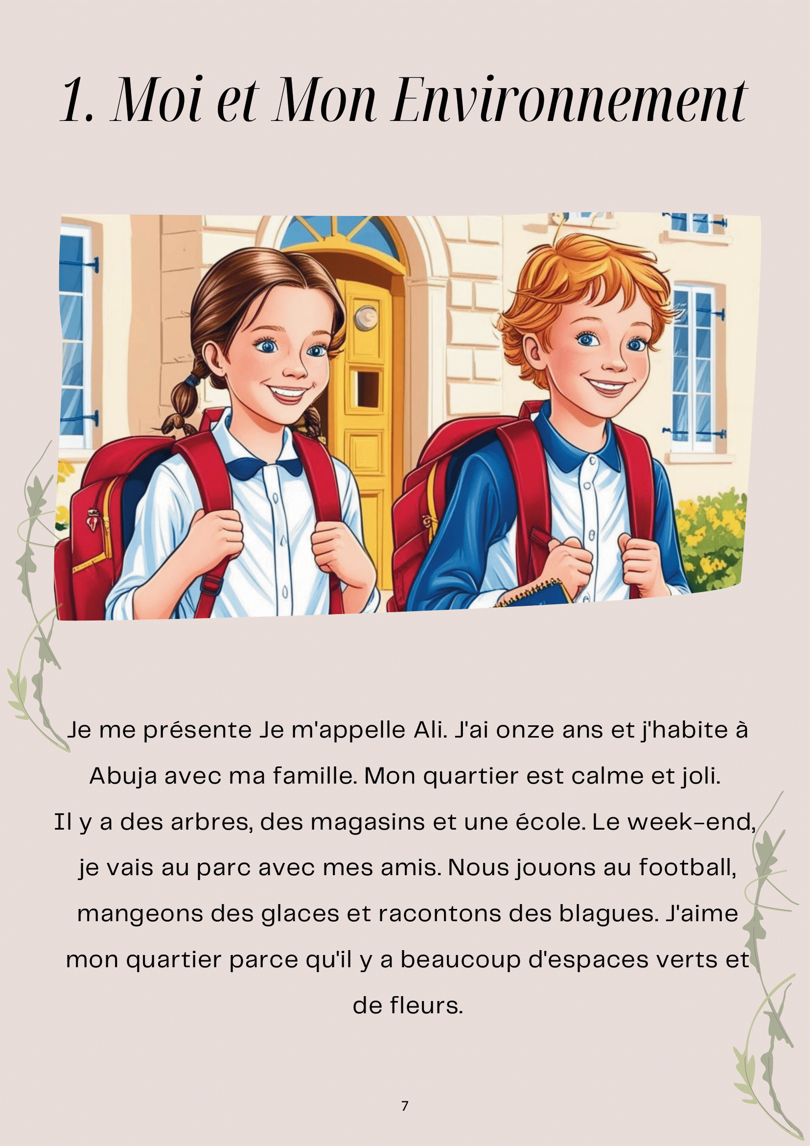 Le Français En Action | MYP - 1