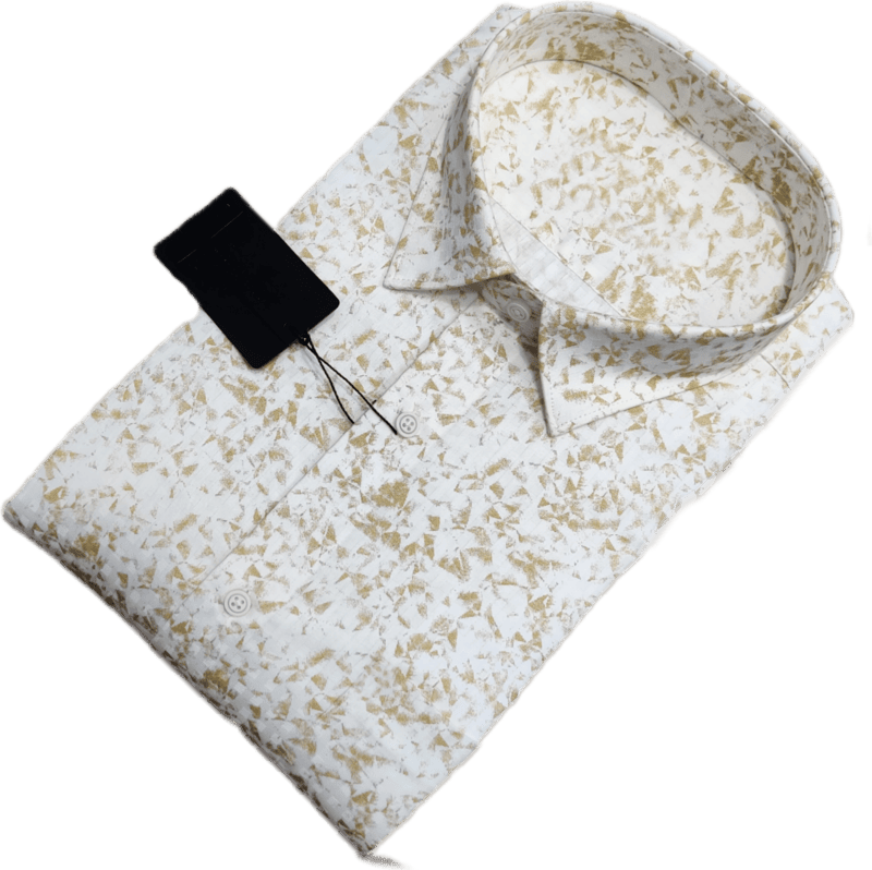 Cream Printed Shirt