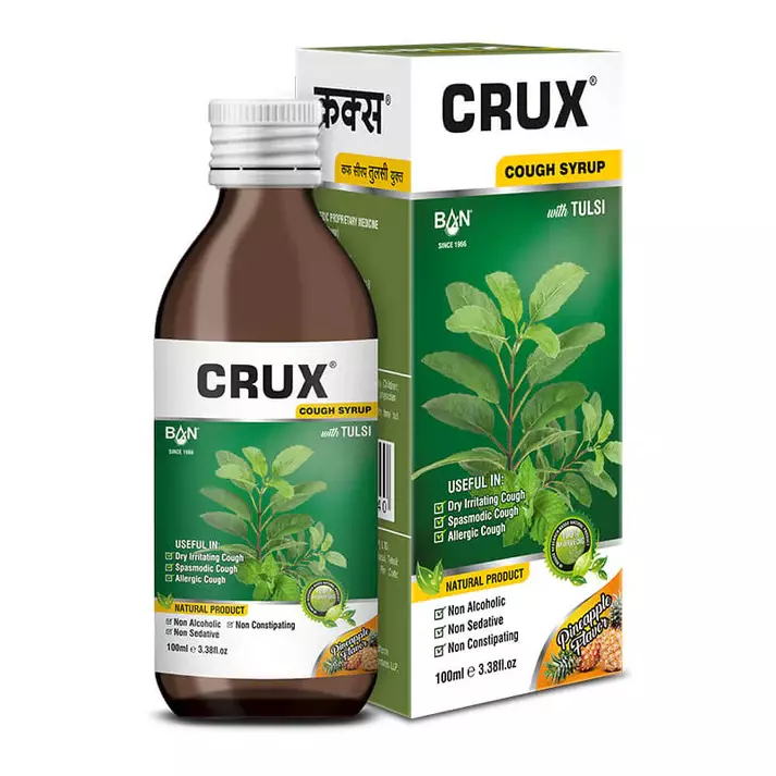 Crux Cough Syrup With Tulsi Crux Cough Syrup With Tulsi