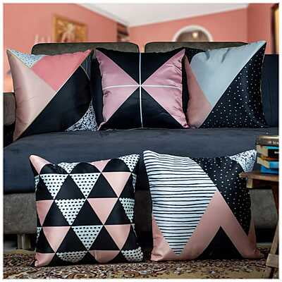 Abstract Digital Printed Cushion Cover Set of 5-16