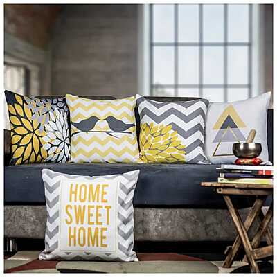 Abstract Digital Printed Cushion Cover Set of 5-7