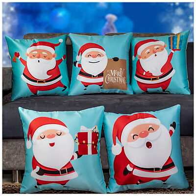 Figures Digital Printed Cushion Cover Set of 5-15