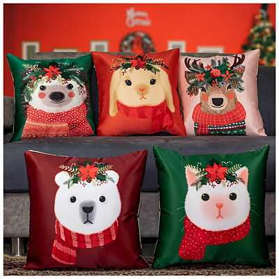 Figures Digital Printed Cushion Cover Set of 5-16