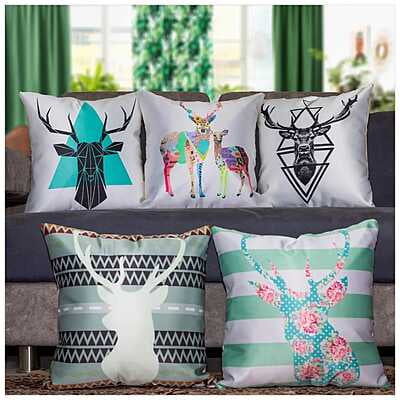 Figures Digital Printed Cushion Cover Set of 5-22