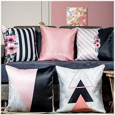SingleTone Digital Printed Cushion Cover Set of 5-10