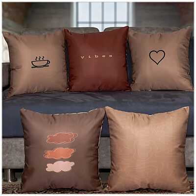 SingleTone Digital Printed Cushion Cover Set of 5-14