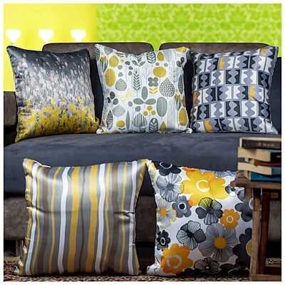 SingleTone Digital Printed Cushion Cover Set of 5-15