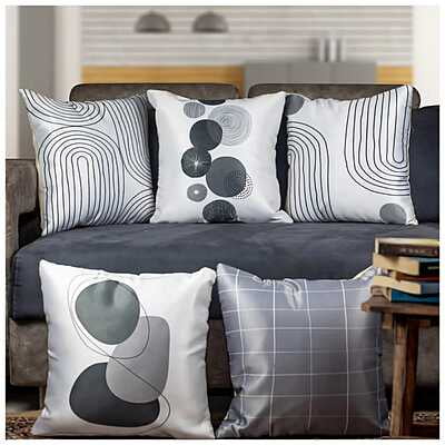 SingleTone Digital Printed Cushion Cover Set of 5-16
