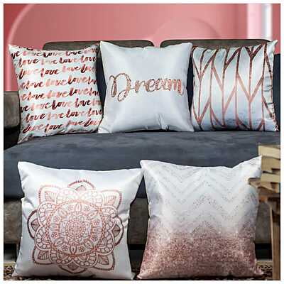 SingleTone Digital Printed Cushion Cover Set of 5-18