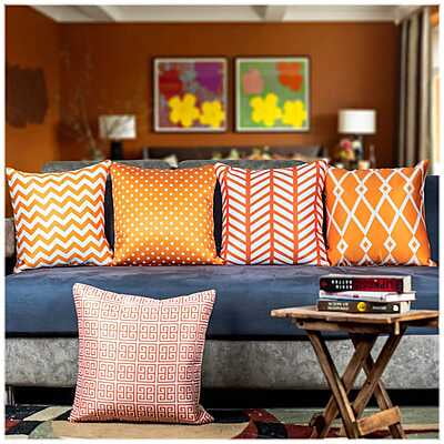 SingleTone Digital Printed Cushion Cover Set of 5-2