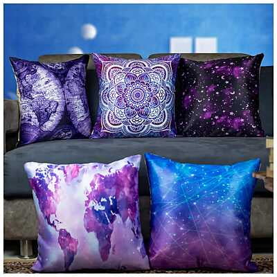 SingleTone Digital Printed Cushion Cover Set of 5-22