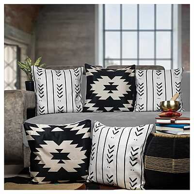 SingleTone Digital Printed Cushion Cover Set of 5-5