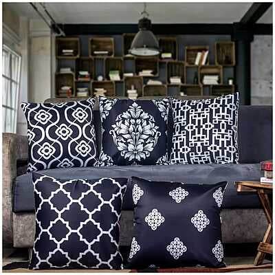 SingleTone Digital Printed Cushion Cover Set of 5-6
