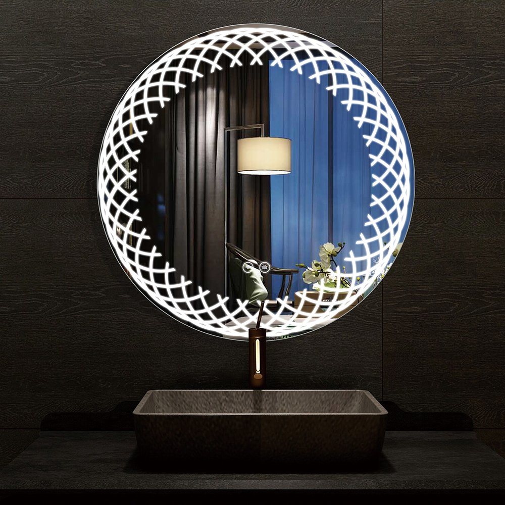 Round LED Touch Sensor Mirror 010
