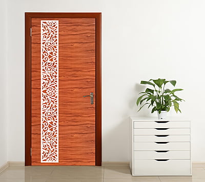 WPC Solid Jali Bathroom Doors DWBD005