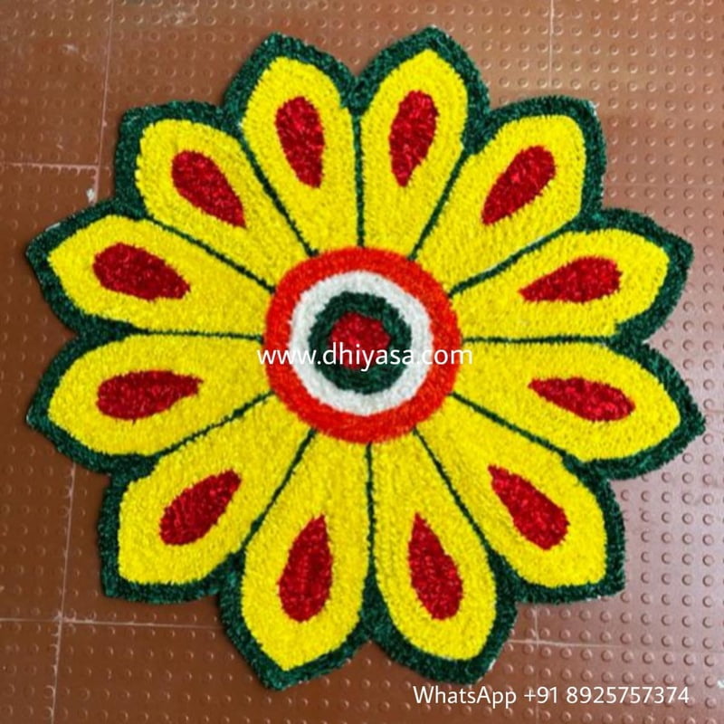 Rangoli Mat - 3RM021 - 3 feet