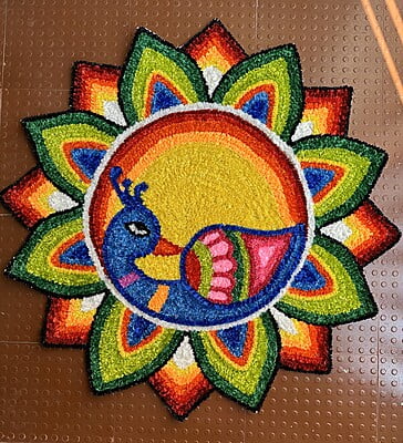 Rangoli Mat - D029