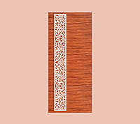 WPC Solid Jali Bathroom Doors DWBD005