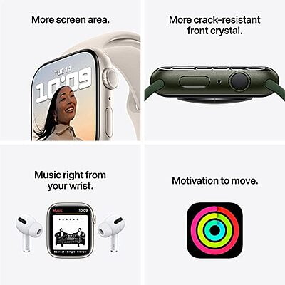 Apple Watch Series 7 (GPS, 45mm) - (Product) RED Aluminium Case Apple Watch Series 7 (GPS, 45mm) - (Product) RED Aluminium Case