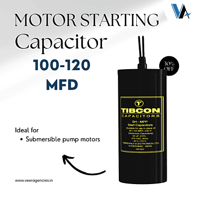 Tibcon 100-120 MFD Motor Start Capacitors