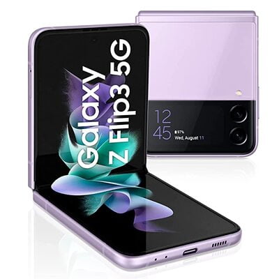 Samsung Galaxy Z Flip3 5G (Lavender, 8GB RAM, 128GB Storage)