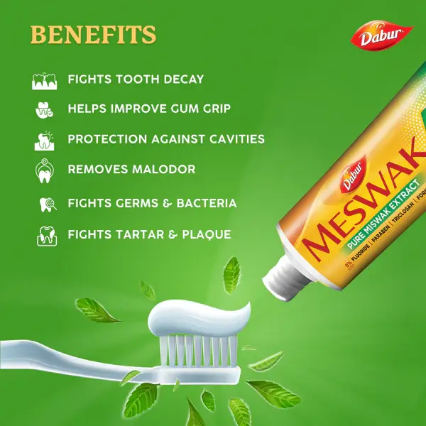 Hotel Dental Kit - Dabur Meswak Toothpaste and Toothbrush Hotel Dental Kit - Dabur Meswak Toothpaste and Toothbrush