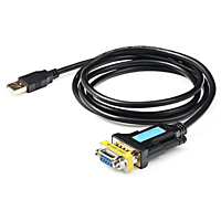 USB-A(M) to RS-232 DB9 Serial Cable, 9-Pin Male with Advanced Chipset - 1.5M USB-A(M) to RS-232 DB9 Serial Cable, 9-Pin Male with Advanced Chipset - 1.5M