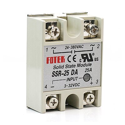 xcluma Solid State Relay SSR-25DA 25A Actually Dc 3-32V To Ac 24-380V SSR 25DA Relay Solid State